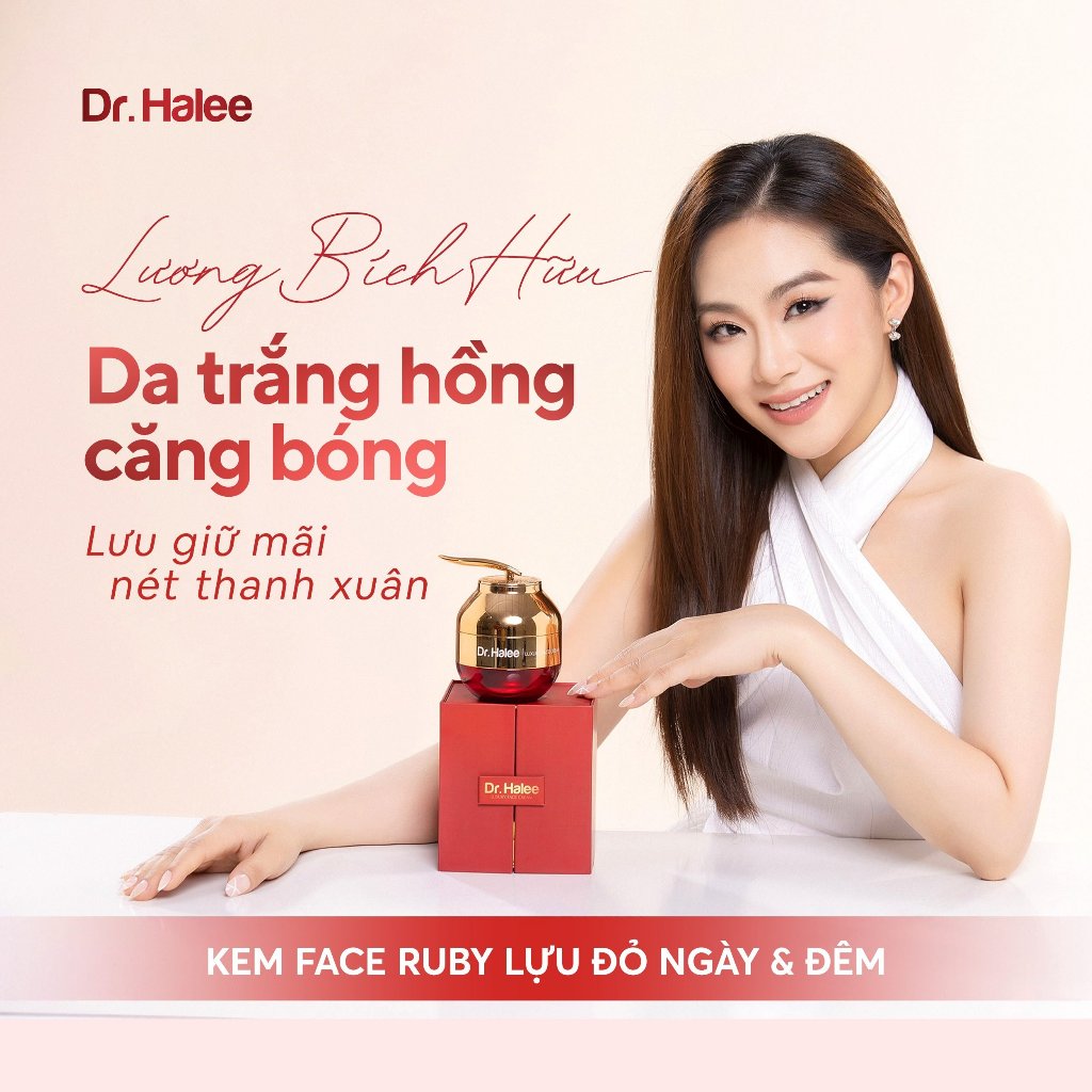 Kem Dưỡng Da Ruby Lựu Đỏ Ngày Đêm DRHALEE