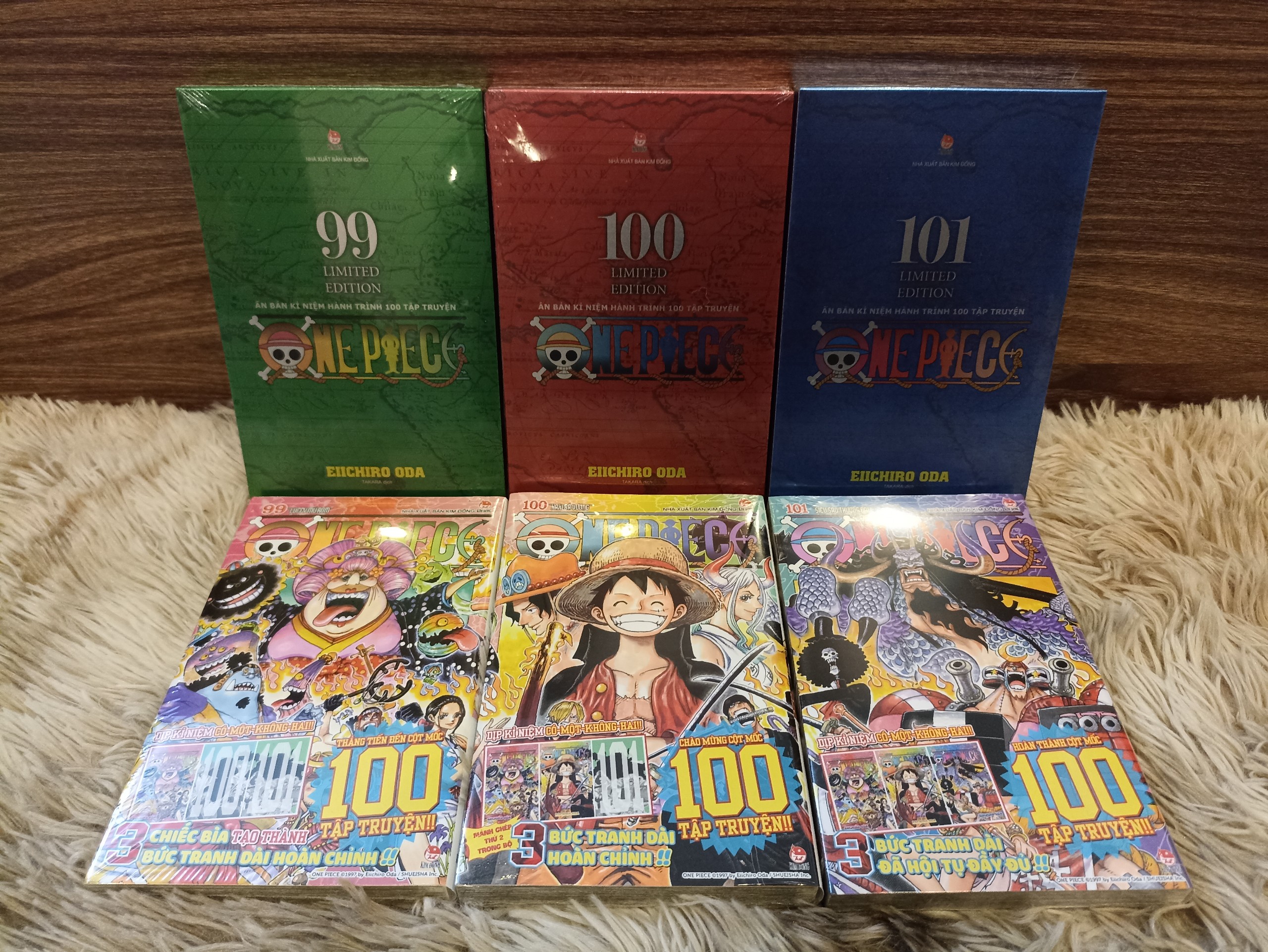 One Piece Tập 99, 100, 101 - Bản thường (Bìa rời) + Bản giới hạn [Bản in đầu + Seal]