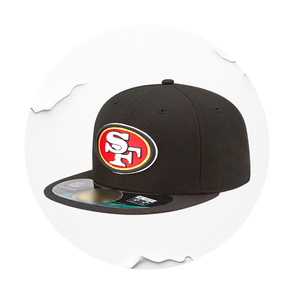 ♤ San Francisco 49ers Closed Cap High Quality Fitted Cap