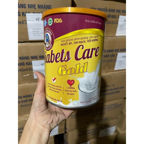 [ Hộp 900g] Sữa tiểu đường DIABETS CARE GOLD dinh dưỡng cho người
