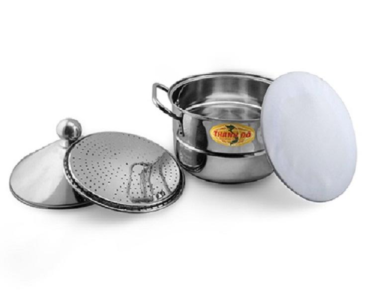 [HCM]Nồi Tráng Bánh Cuốn Đa Đăng Thành Đô Thay Thế Xửng Hấp Nồi Hấp Bộ Nồi Hấp Nồi Inox 304 Nồi Nấu Xôi Nồi inox Luộc Gà Nồi inox size 22cm