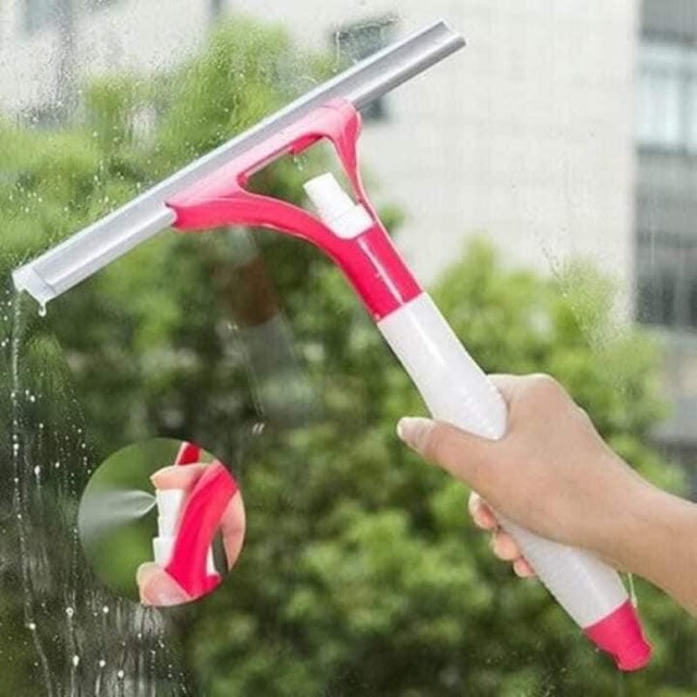 Cây gạt nước lau kính có bình xịt đa năng