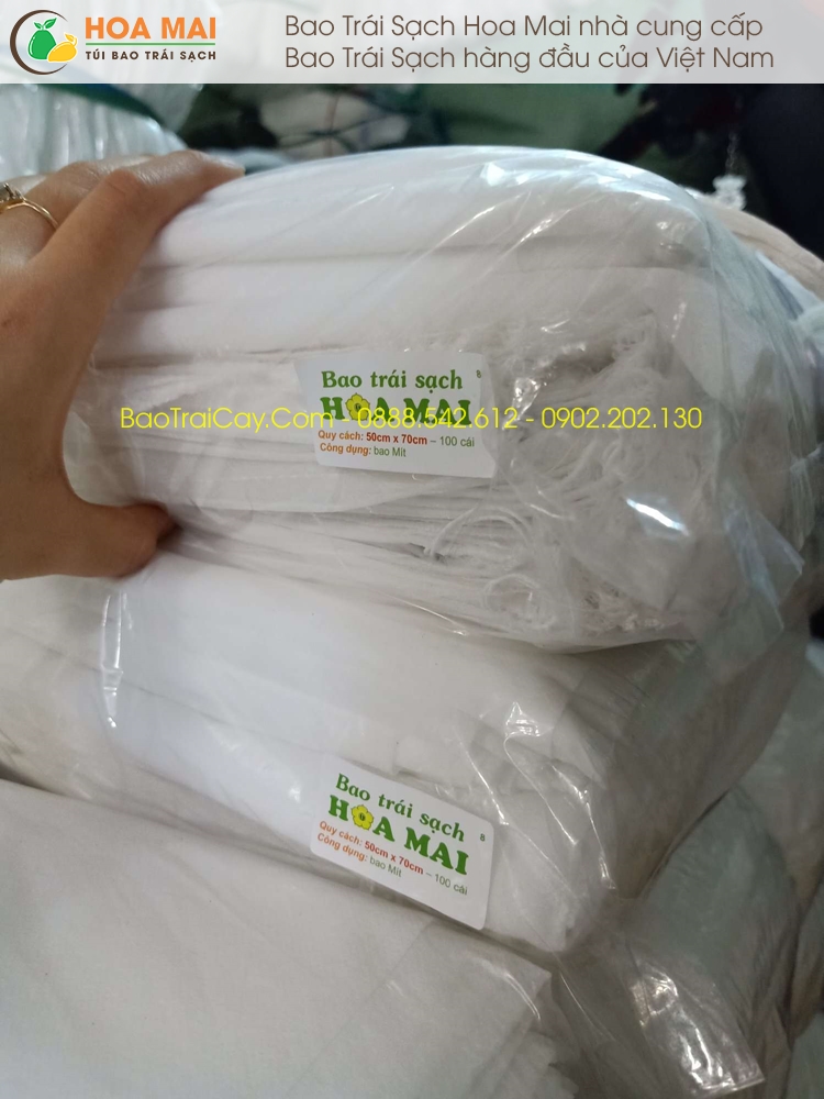 Bao trái cây Hoa Mai 50x70cm 100 cái