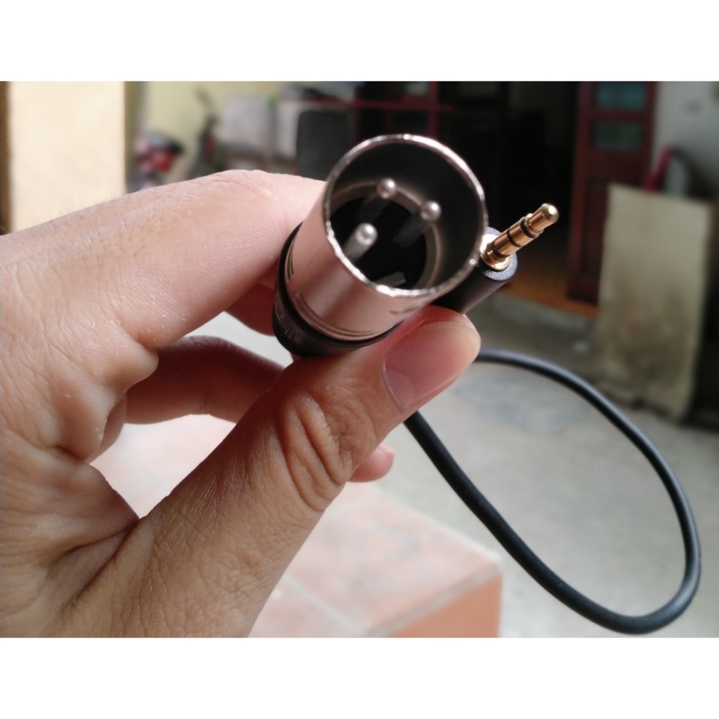 Dây Micro 1 đầu Canon và 1 đầu 3.5 (XLR-3.5)