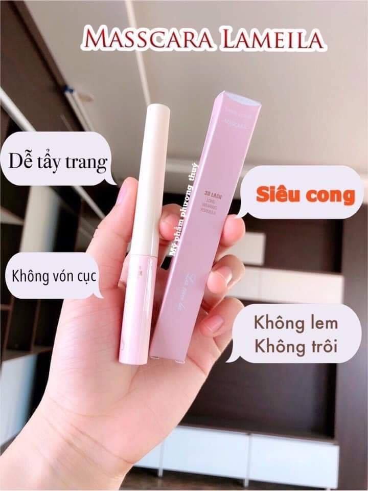 MASCARA Lameila siêu mỏng không trôi không vón cục
