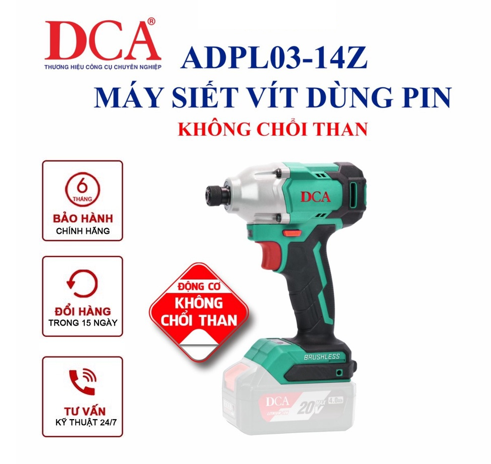 Máy siết vít dùng pin 20v dca adpl03-14z