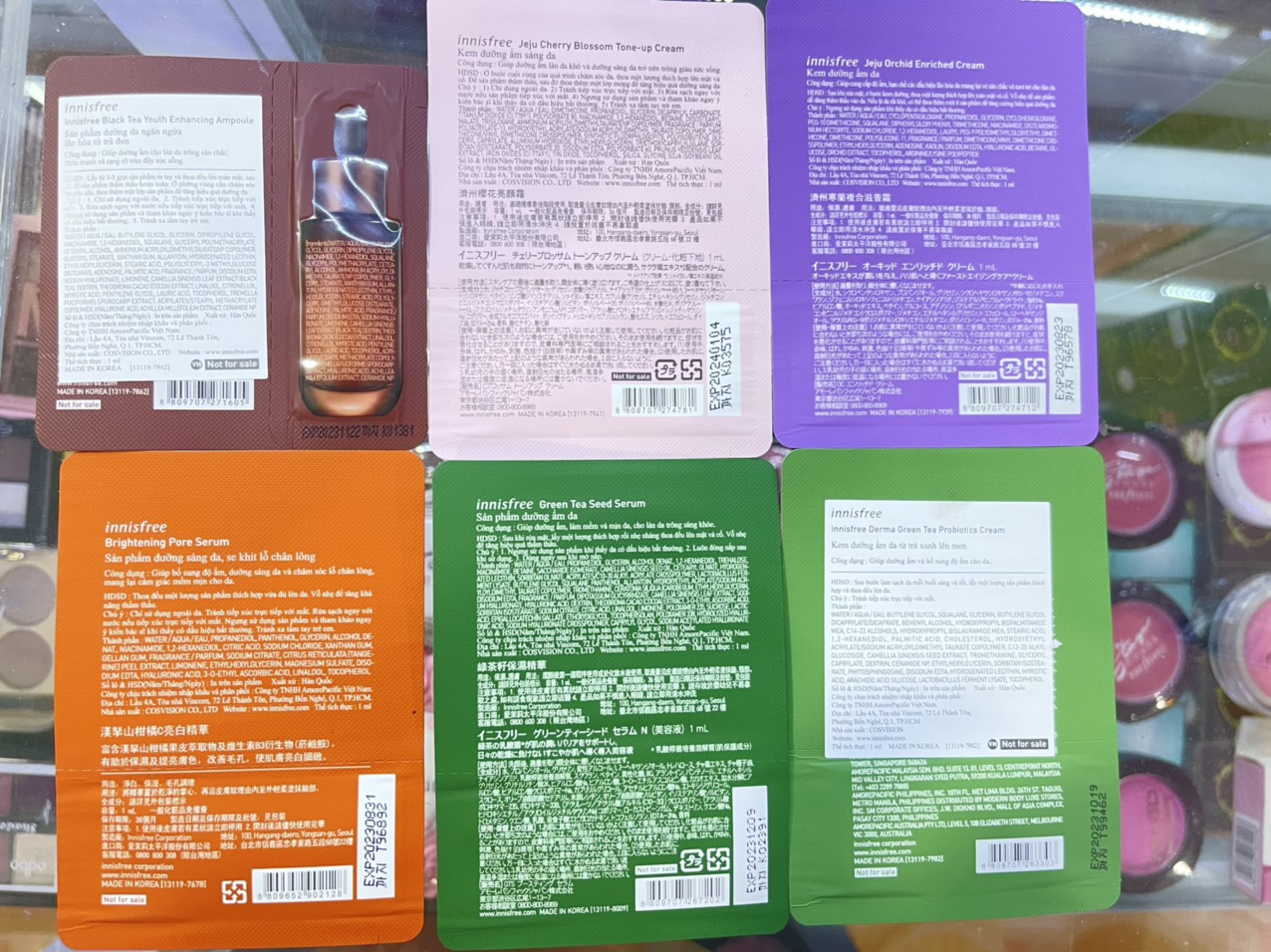 Mẫu dùng thử innisfree 1ml