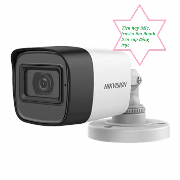 Camera HDTVI 5MP có mic HIKVISION DS-2CE16H0T-ITFS