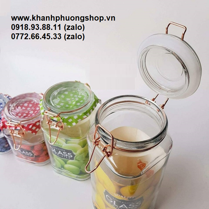 hủ thủy tinh lock&lock - hũ thủy tinh lock&lock