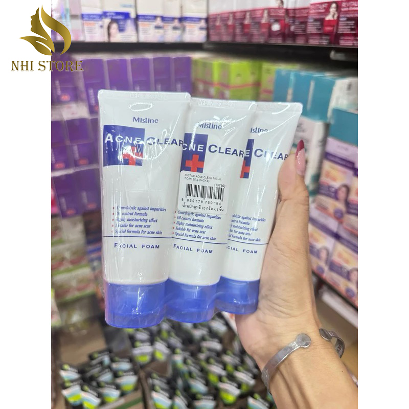 Mistine Acne Clear Facial Foam Thailand – Anti-Acne Cleanser, Oil Control, Moisturizing