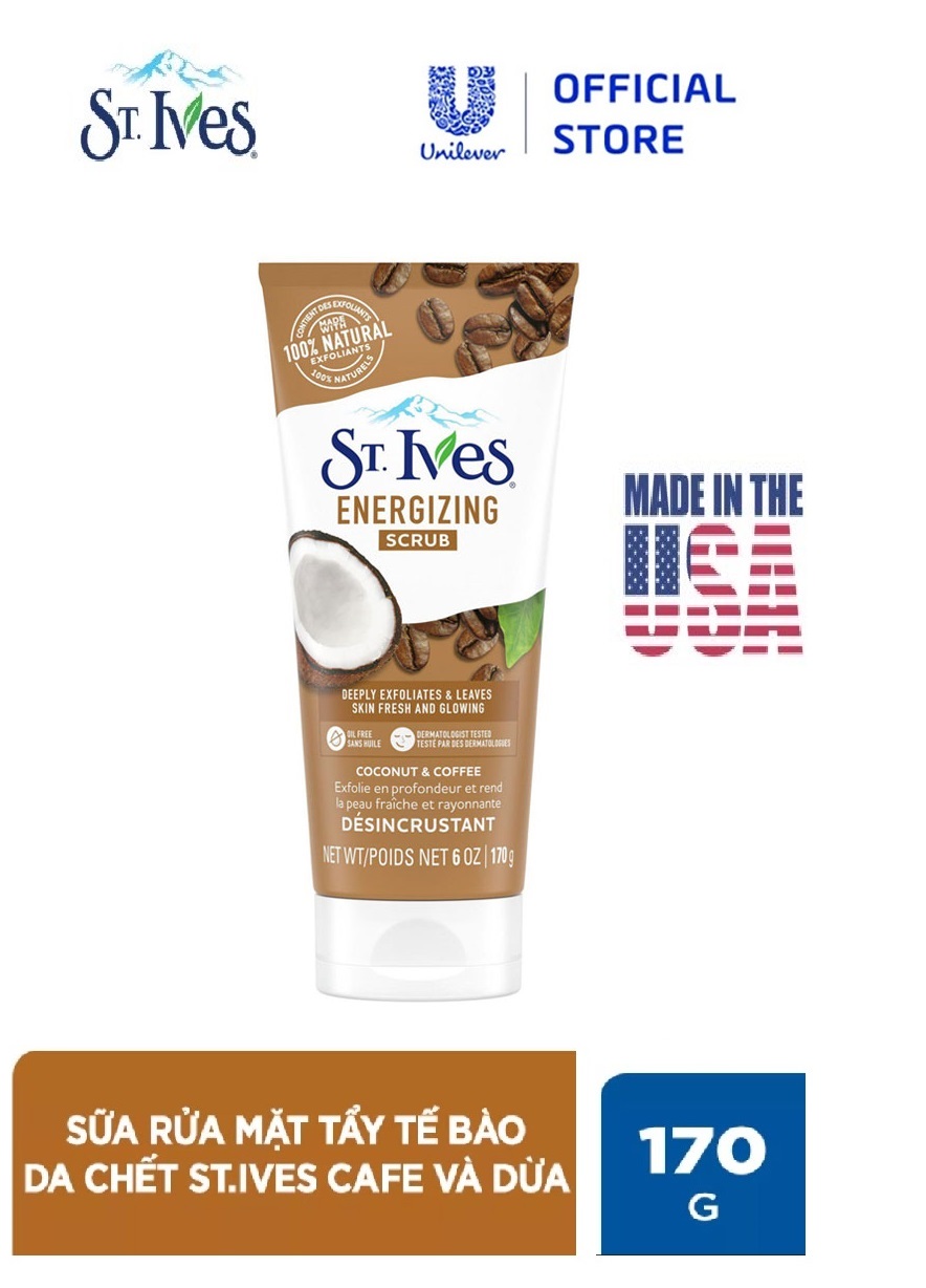 Sữa rửa mặt tẩy tế bào da chết St.Ives 170g