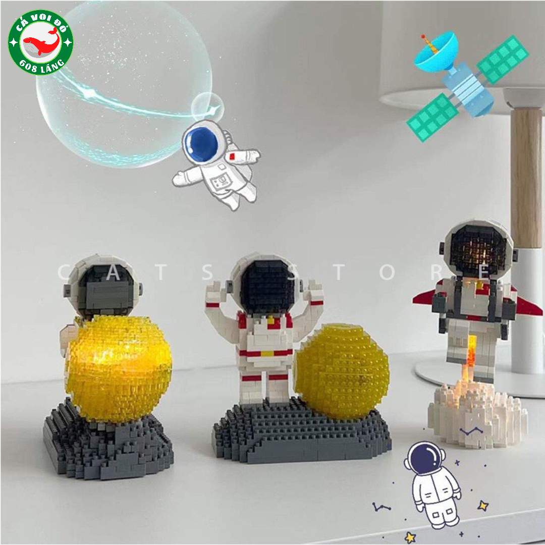 Đồ Chơi Lắp Ráp Lego Phi Hành Gia Spaceman Toy Bricks