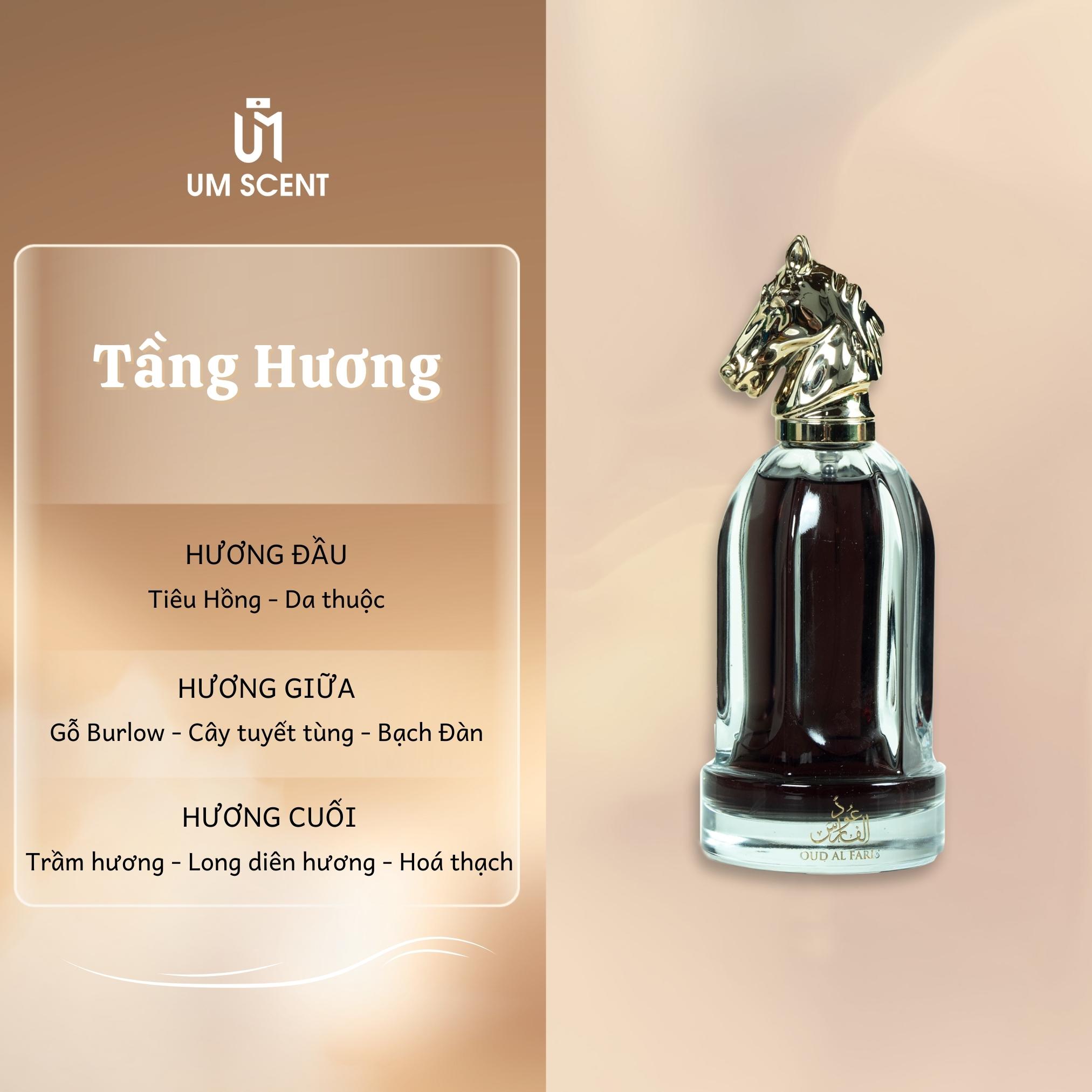 Nước Hoa Nam Oud AL Faris 90ml & 10ml