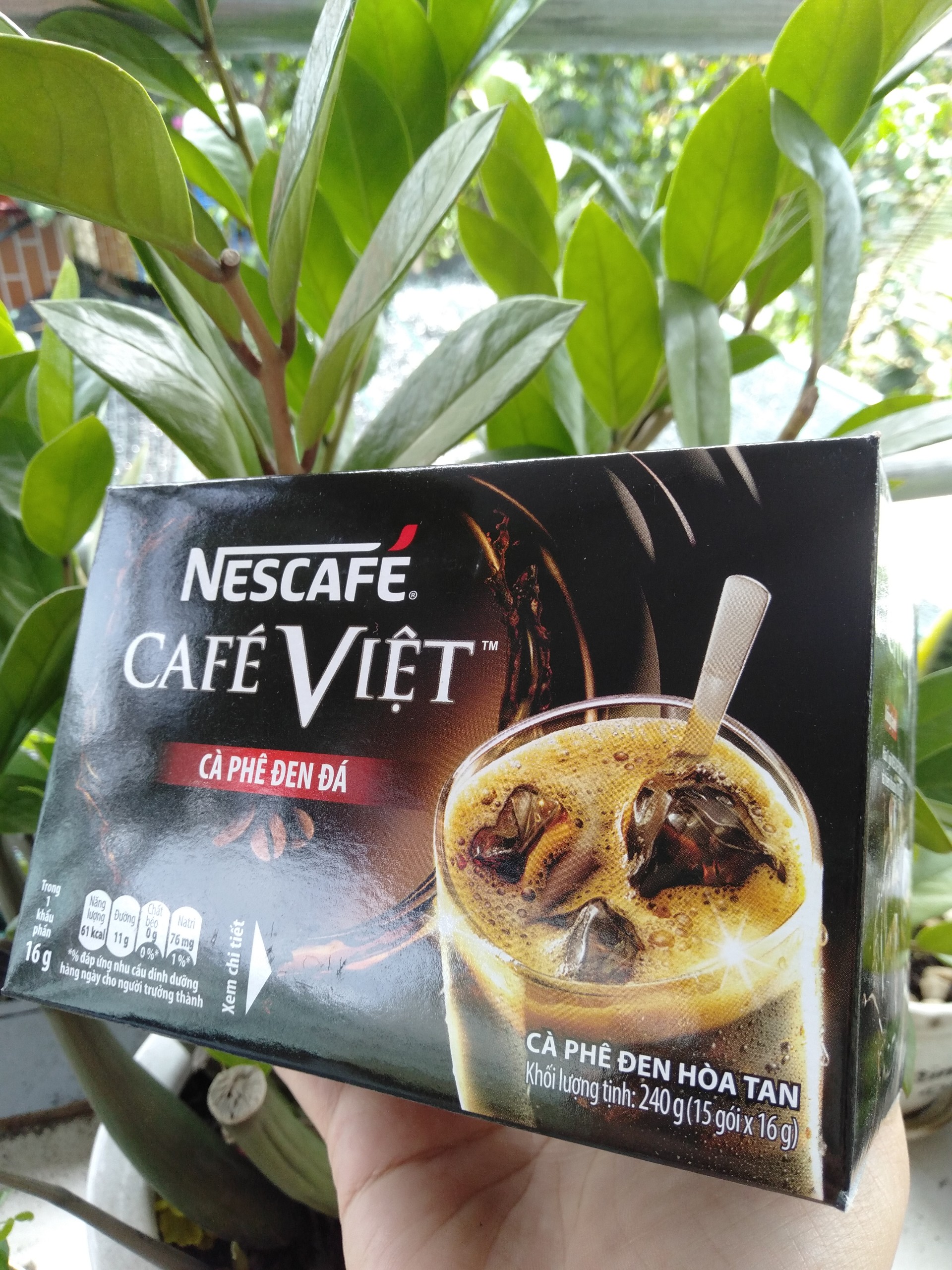 [HCM] Cà phê hòa tan Nescafe -  Cà phê Việt đen đá (Hộp 15 gói x 16 g)