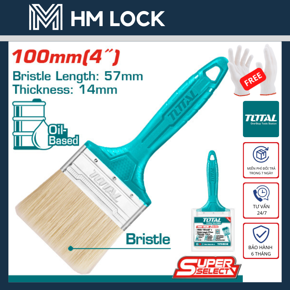 Cọ sơn 1- 4 inch total - hàng chính hãng - tht845156