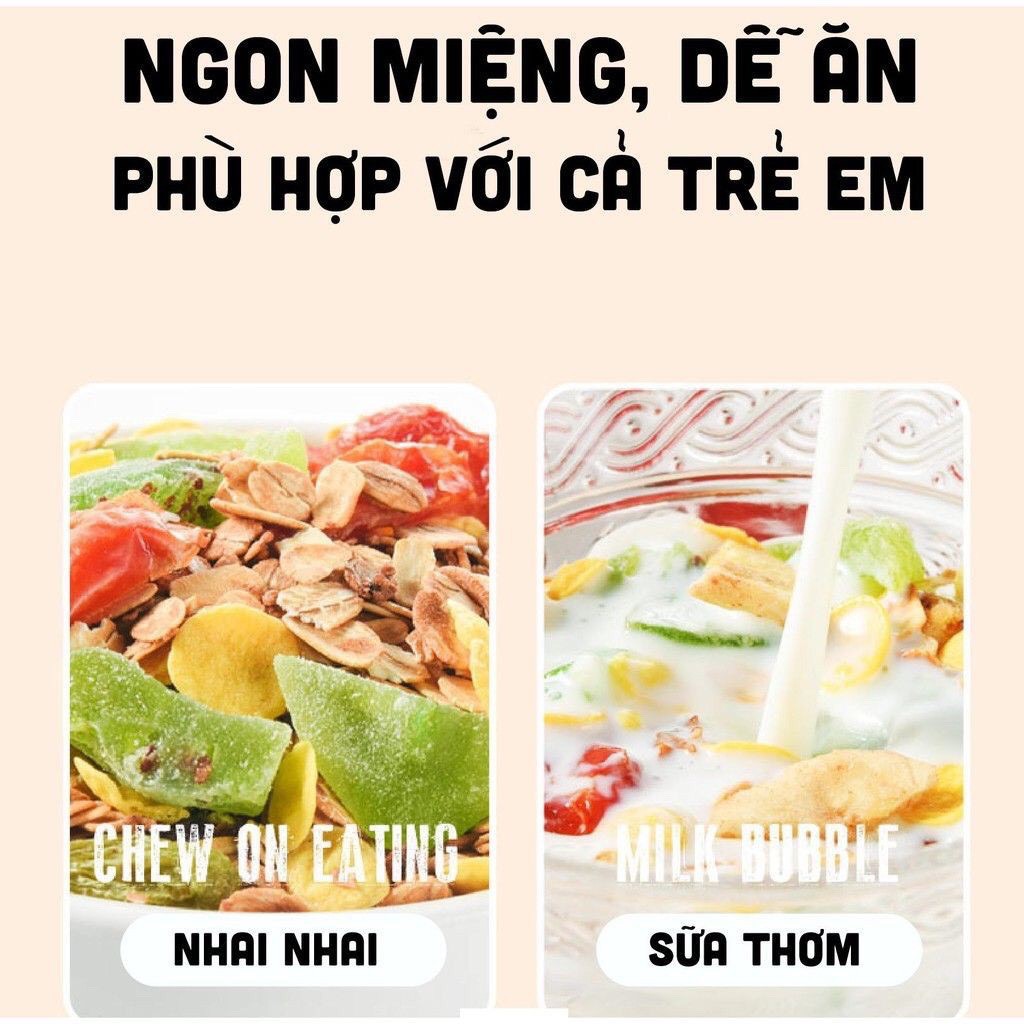 Ngũ Cốc Hoa Quả Mix Sữa Chua - Gói Tím