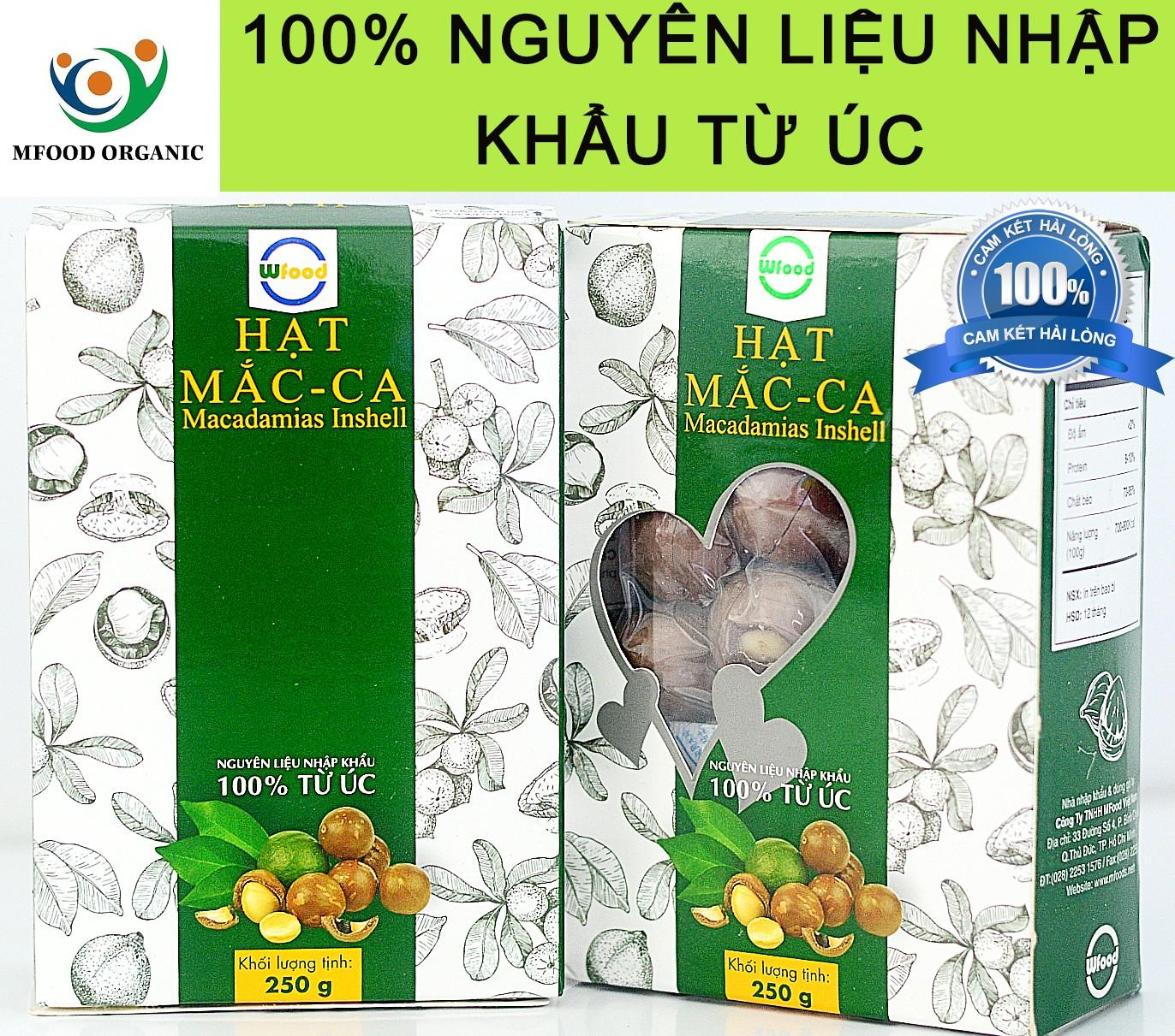 [HCM]Hạt Macca Úc Wfood 250g