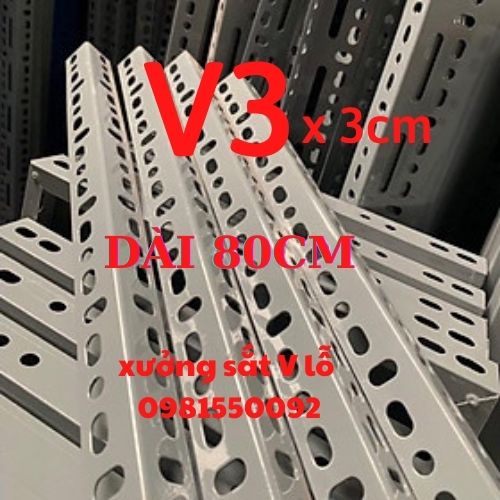 Sắt v lỗ,sắt v3.sắt v lỗ giá rẻ,sắt v làm kệ,sắt v lỗ đa năng