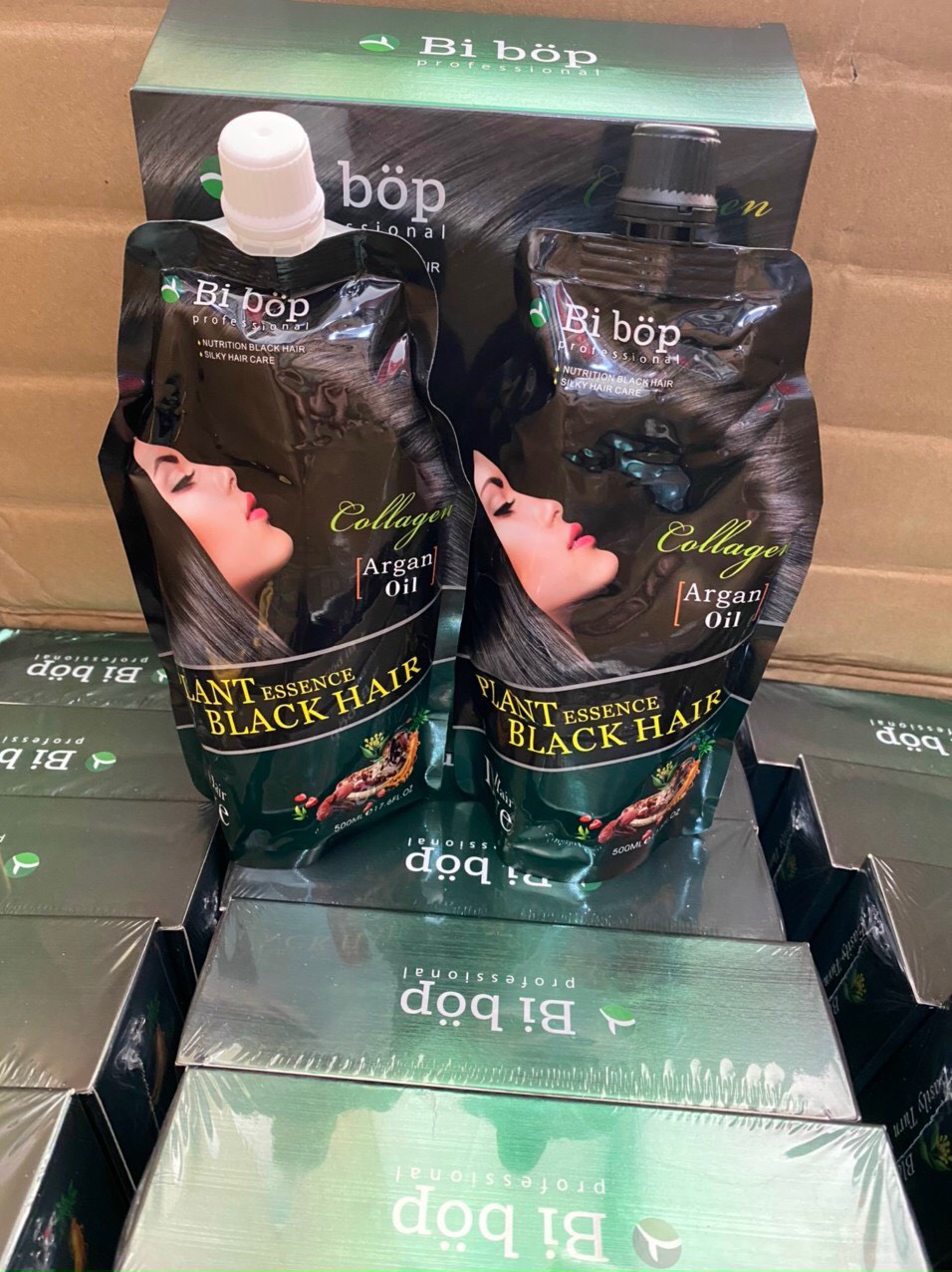 nhuộm đen thảo dược Bi Pop