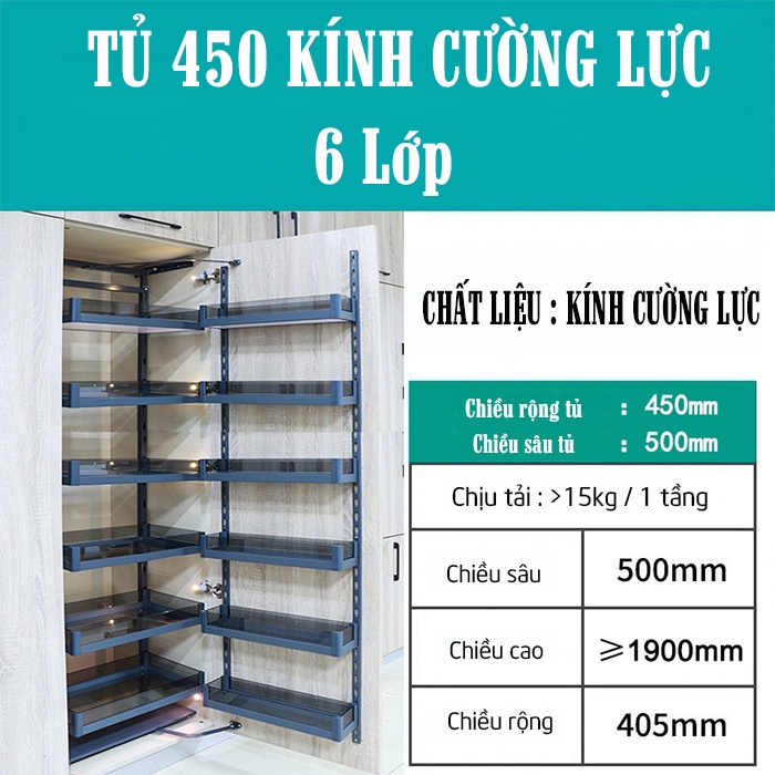 Kệ Tủ Đồ Khô 6 Tầng 12 Ngăn KB26