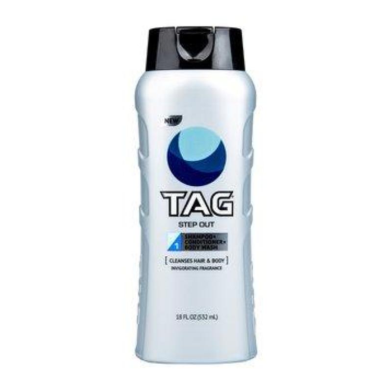 Sữa tắm gội Nam TAG Hair & BodyWash 3-In-1, Step Out  532ml nhập khẩu