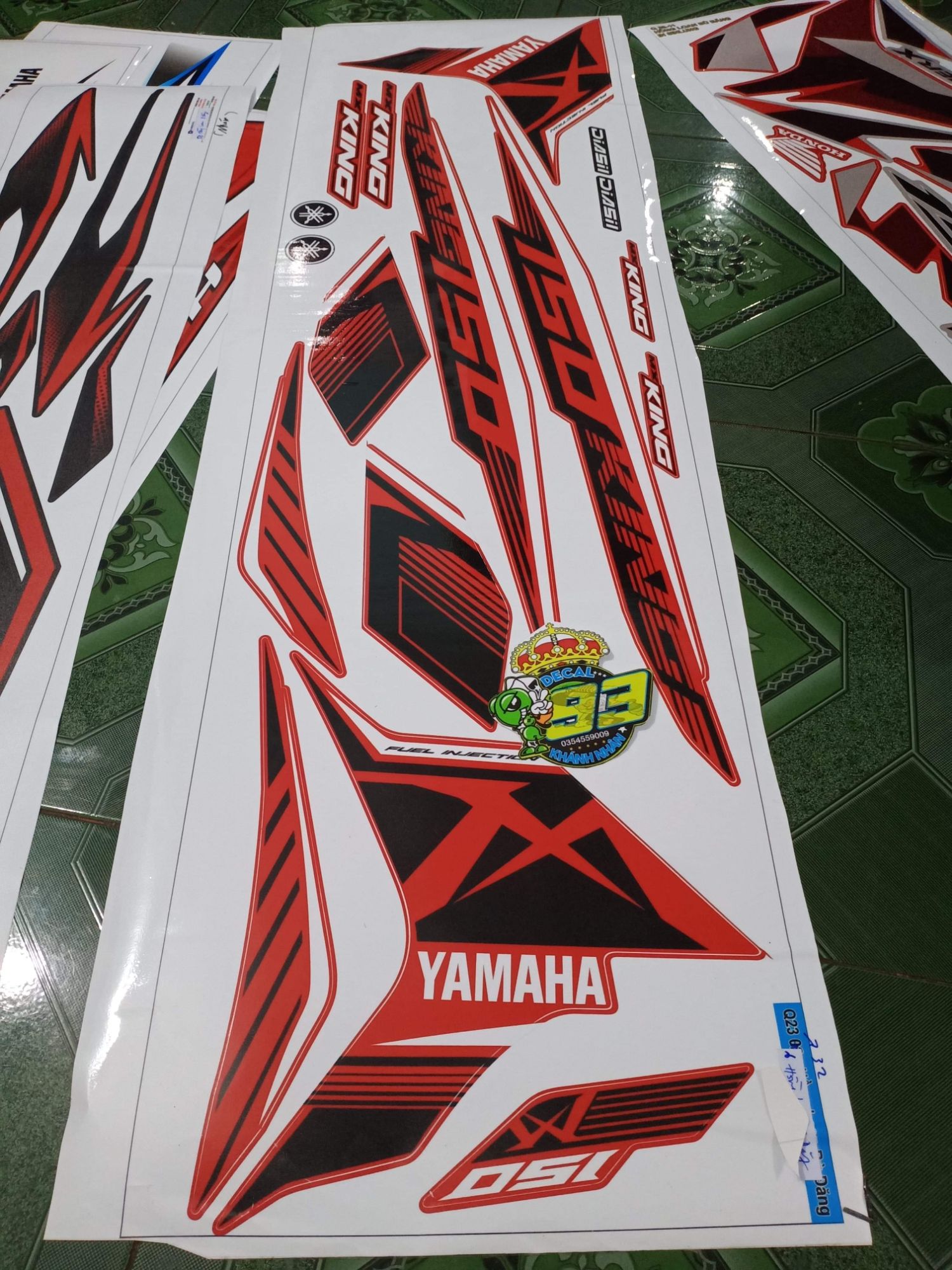 tem rời ex 150 mxking đỏ. ko bay màu