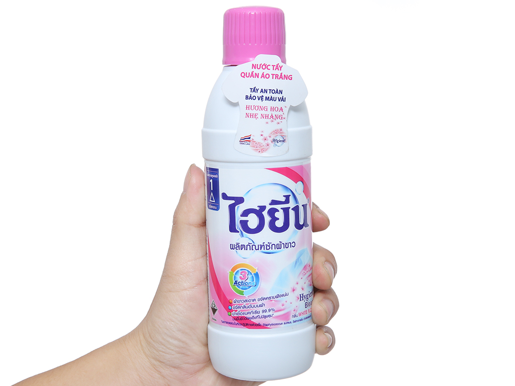 Tẩy quần áo trắng Hygiene 600ml thái lan