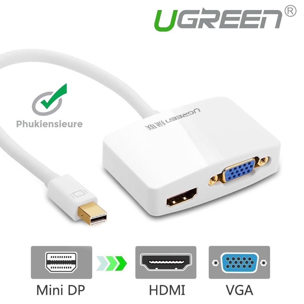 Cáp Mini Displayport to HDMI + VGA Ugreen 10427
