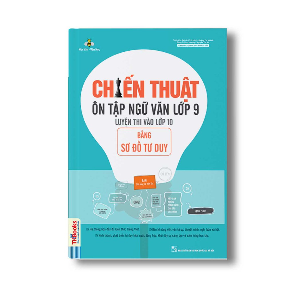 [HCM]Sách - Chiến Thuật Ôn Tập Ngữ Văn Lớp 9 Luyện Thi Vào 10 Bằng Sơ Đồ Tư Duy