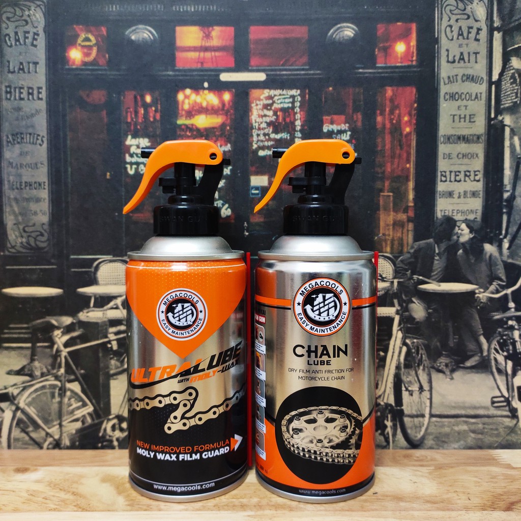 [HCM]Combo dưỡng sên rửa sên Megacools Ultralube Molywax