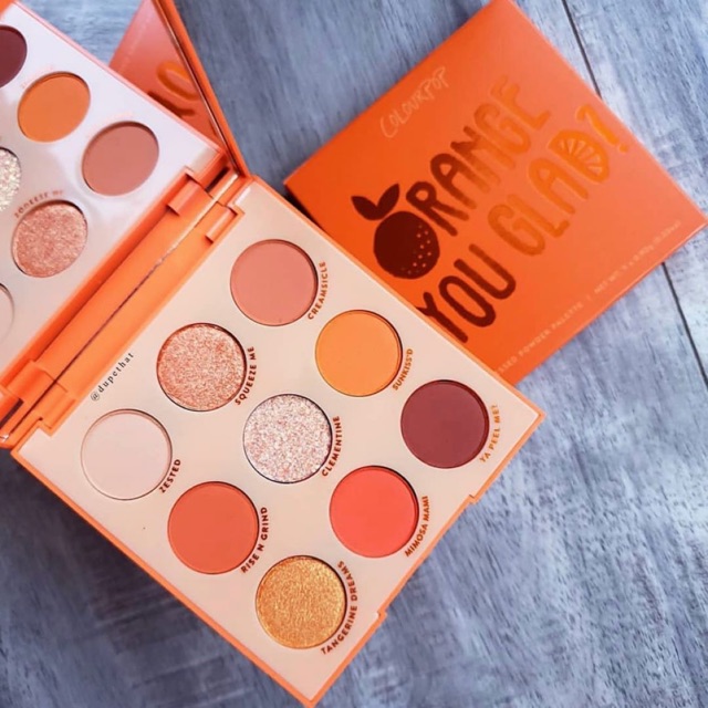 Bảng Phấn Mắt Colourpop Orange You Glad