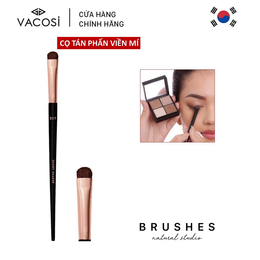 Vacosi Cọ Phấn Mắt Ngắn Short Shader E07
