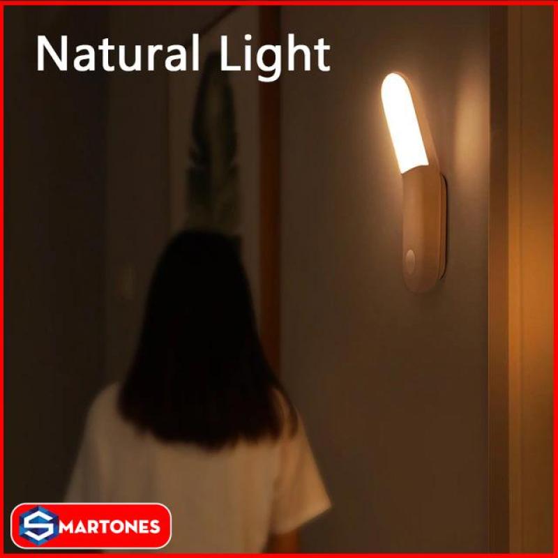 Đèn thông minh Baseus Sunshine Series thiết kế hình bán nguyệt giúp chiếu sáng rộng tích hợp cảm biến chuyển động và ánh sáng giúp bật tắt đèn tự động, pin 500mAh tiết kiệm điện năng