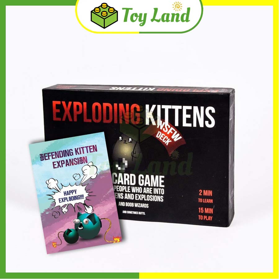 [Hộp Cứng Trắng 16+] Bài Mèo Nổ Việt Hóa Exploding Kittens Board Game 154 Lá Chất Giấy Dày Chống Nước
