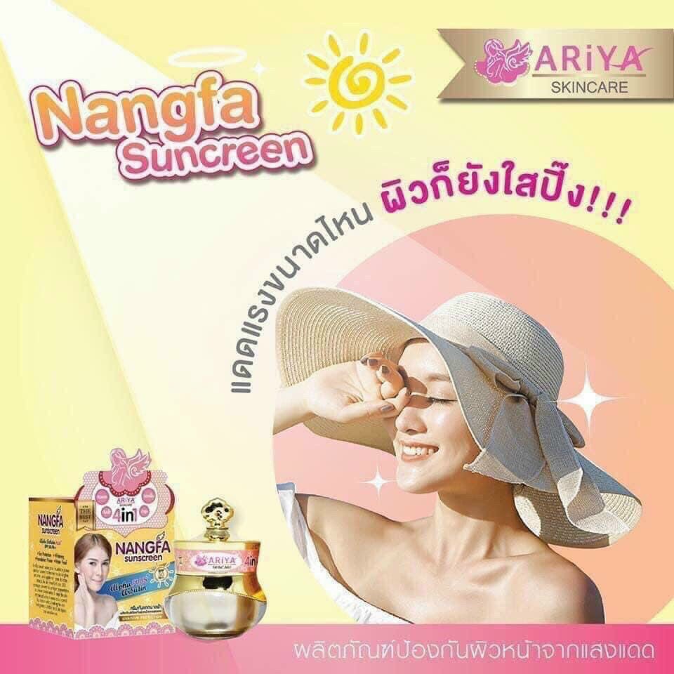 Kem dưỡng trắng chống nắng che khuyết điểm nangfa sunscreen spf 50 pa++ thái lan