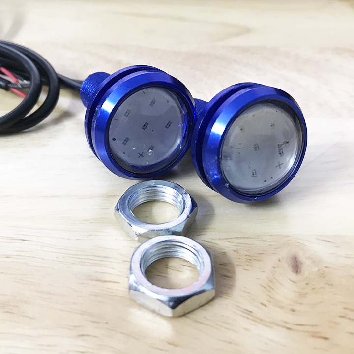 { GIÁ 1 ĐÔI } XI NHAN HÌNH CÚC ÁO GẮN MỌI LOẠI XE MÁY, XE ĐIỆN,XI NHAN KIỂU MẮT DIỀU HÂU GẮN ĐƯỢC MỌI VỊ TRÍ TRÊN XE