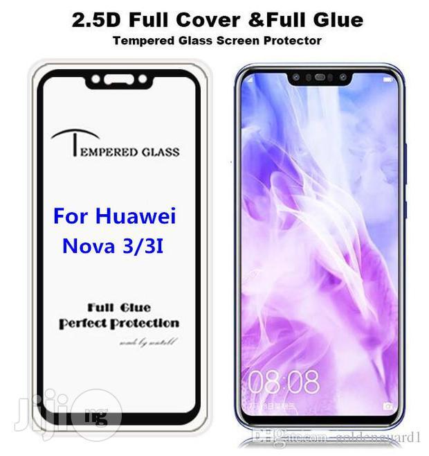 Kính cường lực Huawei Nova 3 / Nova 3i Đen (Full Màn, Full Keo)