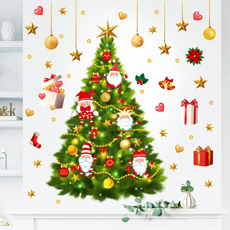 Decal dán tường Cây Noel