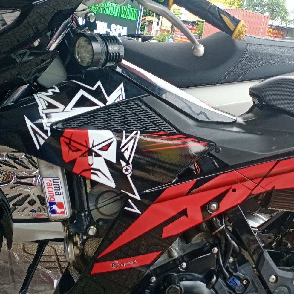 Tem xe king drag cho satria/raider
