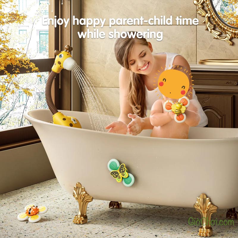 Đồ chơi nhà tắm vòi sen phun nước cho bé