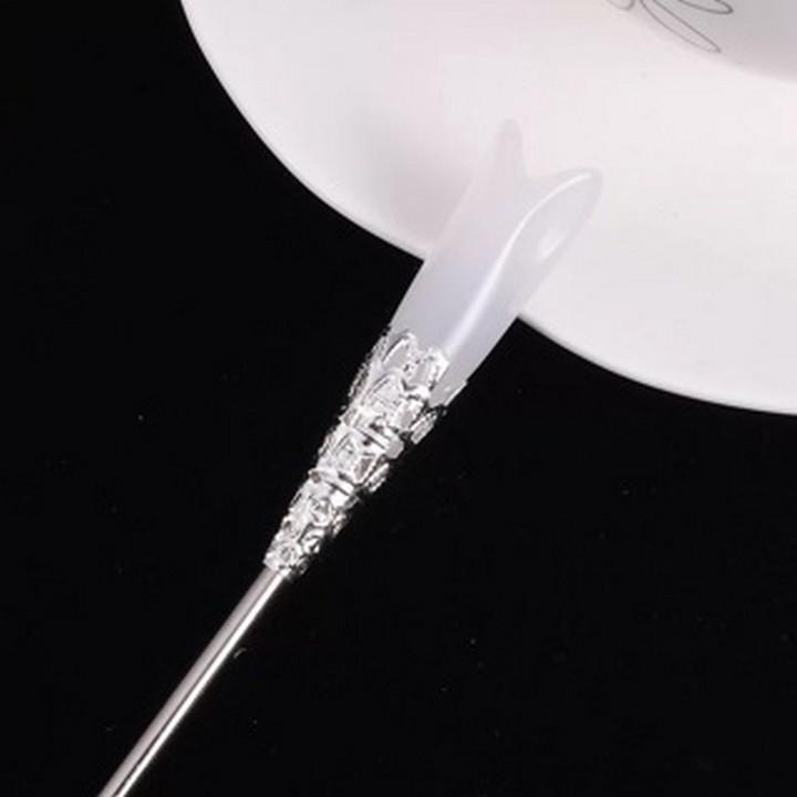 Trâm hoa mộc lan bông tai vòng tay bộ bộ kinh tâm thiết kế độc đáo phong cách cổ trang cổ điển