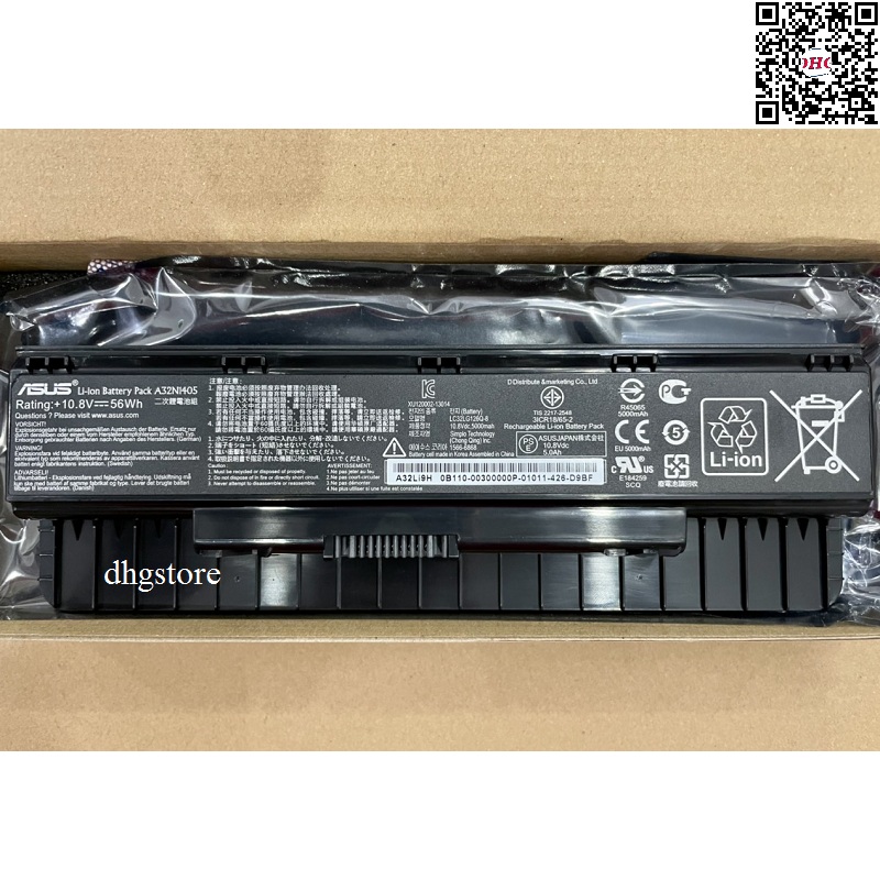 Laptop battery asus n551 n751 g551 g771 gl551 gl771 a32n1405 56wh