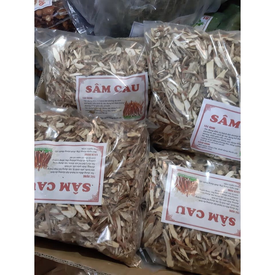 1Kg  Sâm Cau Đỏ rừng Tây Bắc Đẹp Thái Lát ( Khô , Thơm)