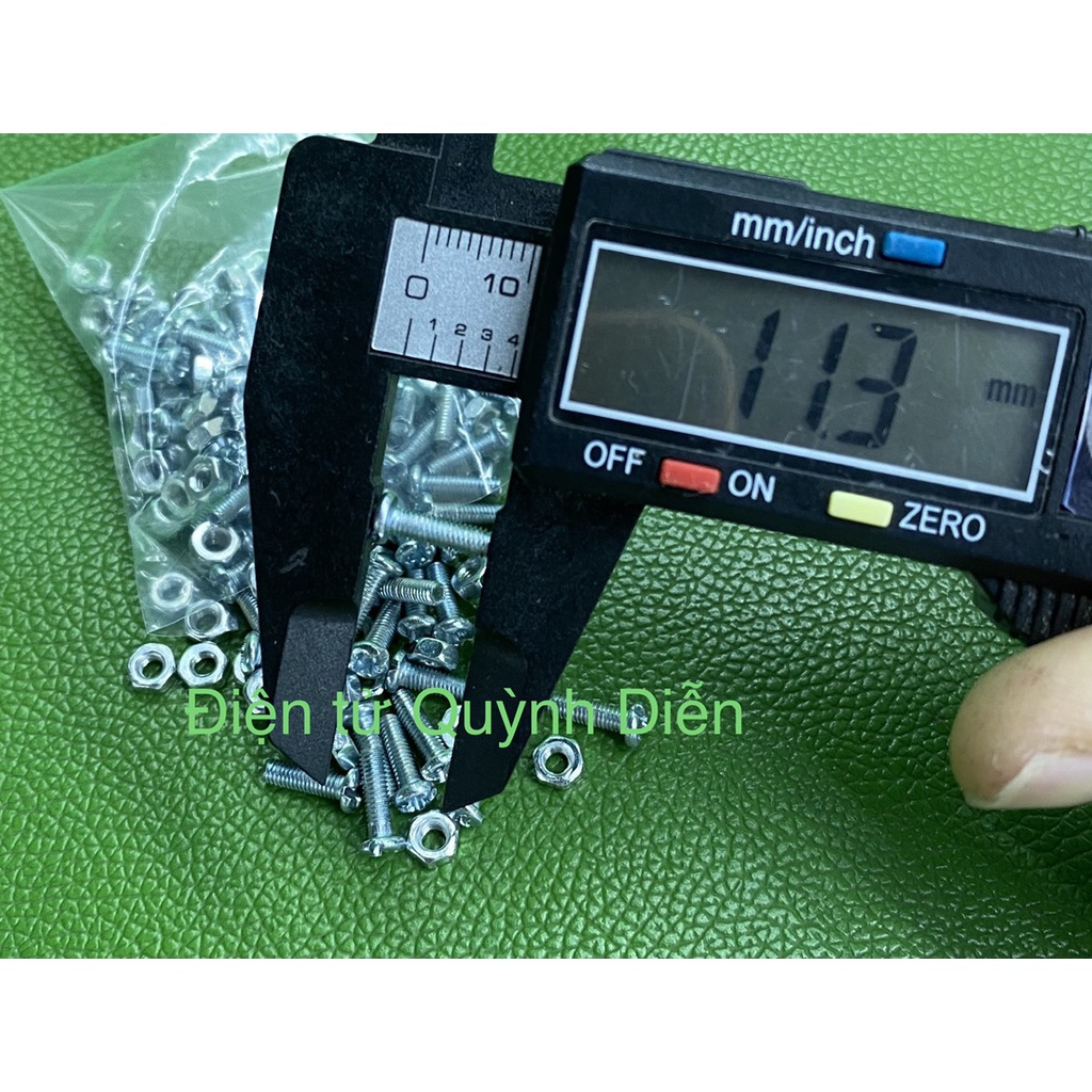 Ốc vít tán M3 3ly dài 1cm (túi 80gam = khoảng 90 - 100 con) - LinhKien HD