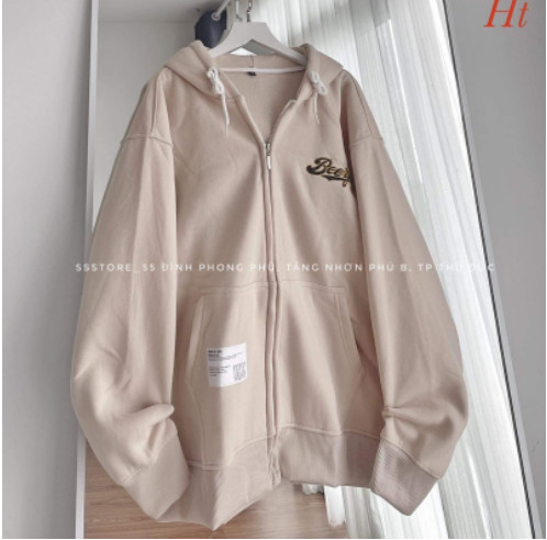 Áo khoác nỉ cotton BEE HT12