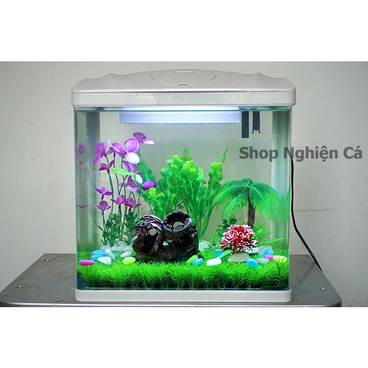 Mô hình 2 thùng giả trang trí bể cá