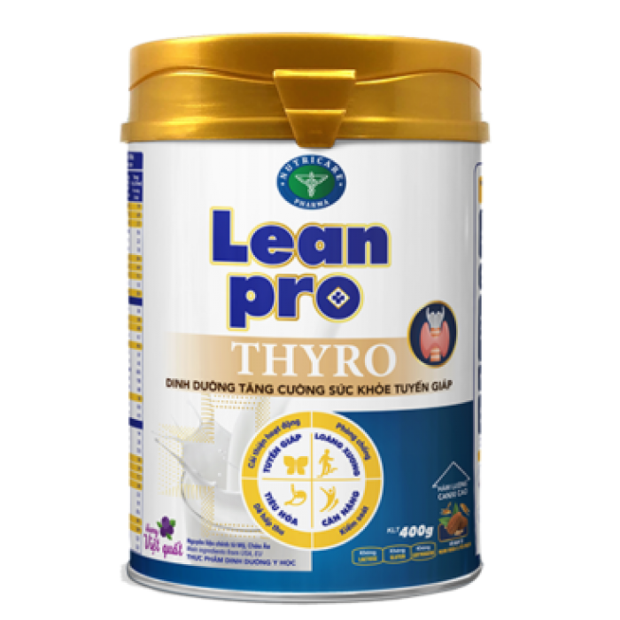 Sữa Lean Pro Thyro 400g (Dinh Dưỡng Giúp Tăng Cường Sức Khỏe Tuyến Giáp)