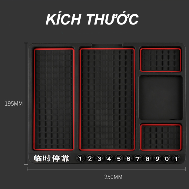 Miếng Dán Cao Su Đa Chức Năng Trên Taplo