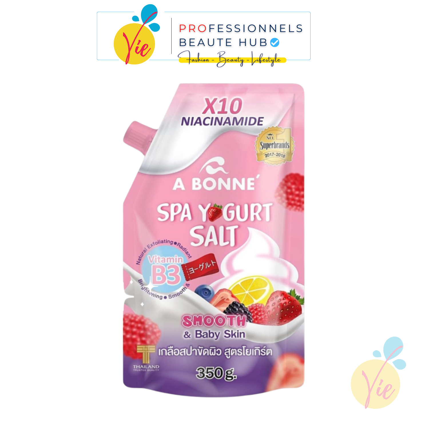 Muối Tắm A Bonne Sữa Chua Làm Sáng & Mềm Mịn Da 350g