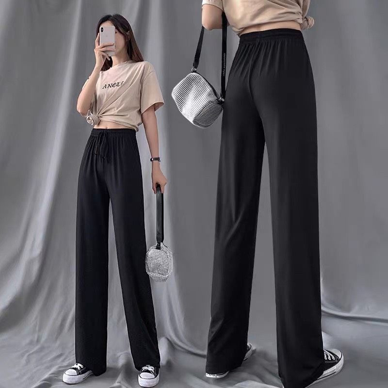 Quần Cullotes Ống Rộng Thun Tăm Siêu Hot